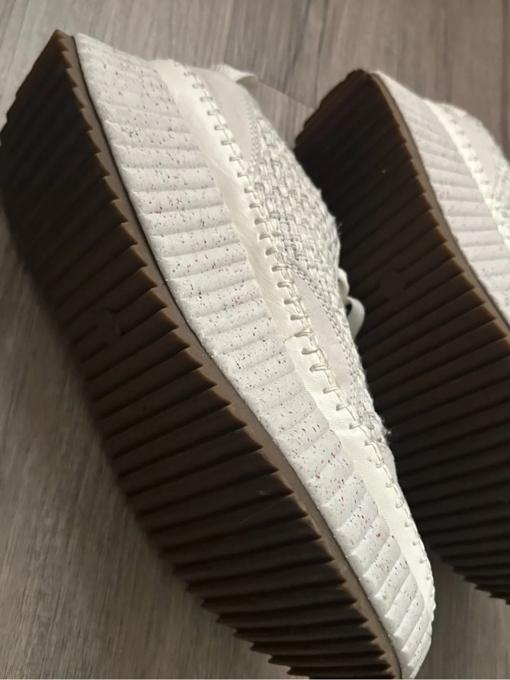 Universal Thread White Platform Knit Sneaker